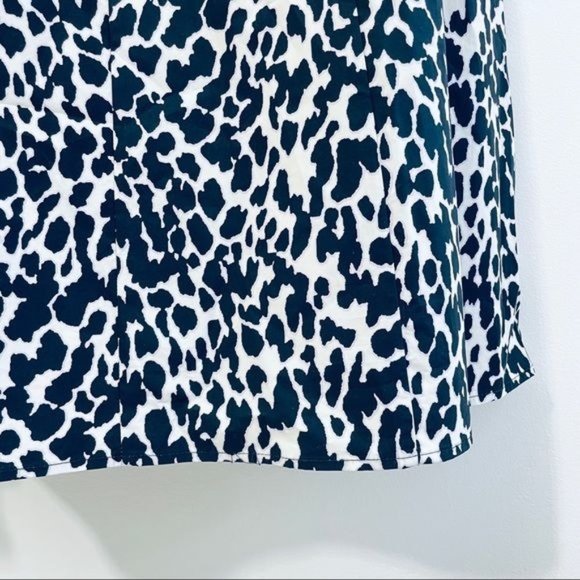 Sandy Liang x Target Leopard Print Long Ruffle Sleeve Midi Dress Plus Size NWT - Picture 8 of 15